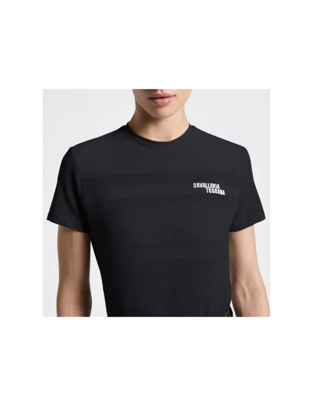 Super Prix T-Shirt w/Perforated Insert SS26 – Cavalleria Toscana – 5T00 AGAVE – S
