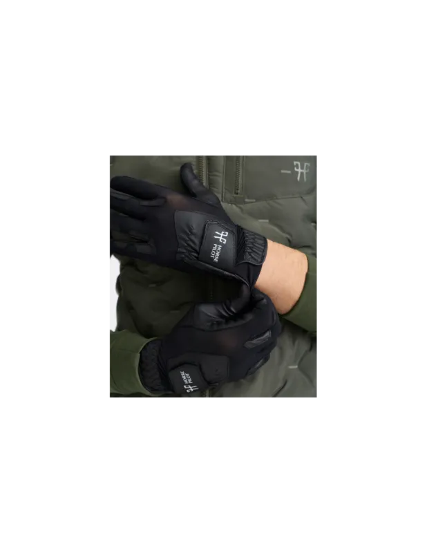 Retour Gratuit Gants Comptition – Horse Pilot – Black – 6.5