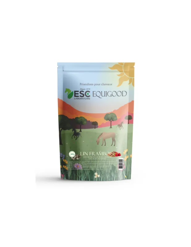 Jusqu puisement Des Stocks Friandises Equigood Lin/Framboise - ESC