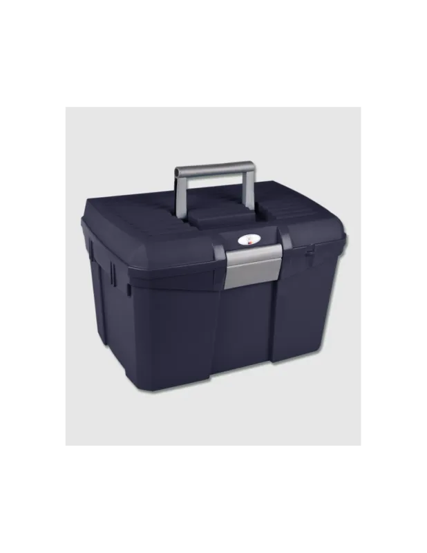 Bon March Coffre de pansage - Waldhausen - Bleu fonc/Gris