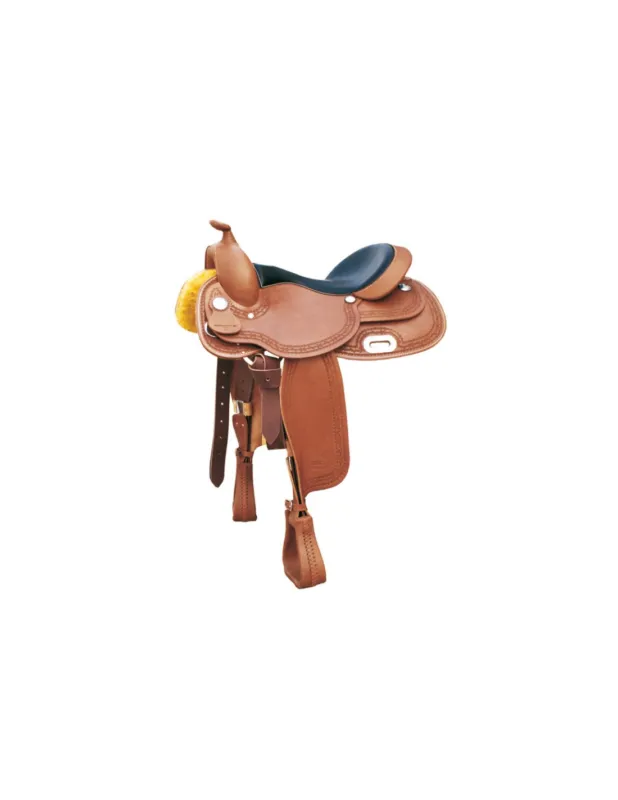 Selle Western Regular Reiner 1010 - Pool's - Noir - 15' - Small Quarter Soldes