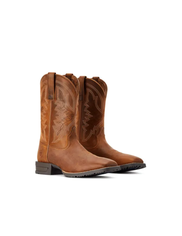 Bon March Bottes Homme Hybrid Ranchwork – Ariat – Thatch Brown – 42 – EE Wide (Large )