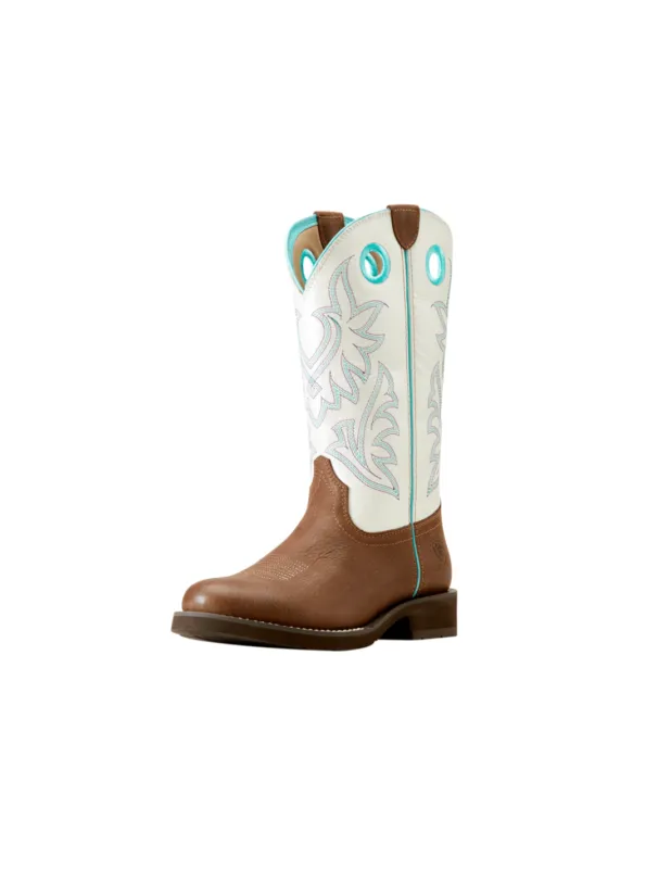 Must-Have Bottes Femme Elko – Ariat – Dark Cottage/White Icing – 36 – B Medium