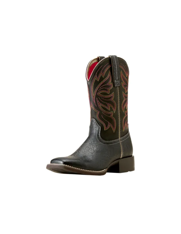 Bottes Femme Buckley – Ariat – Black Blanket Emboss/Limousine Black – 36 Offre Exclusive