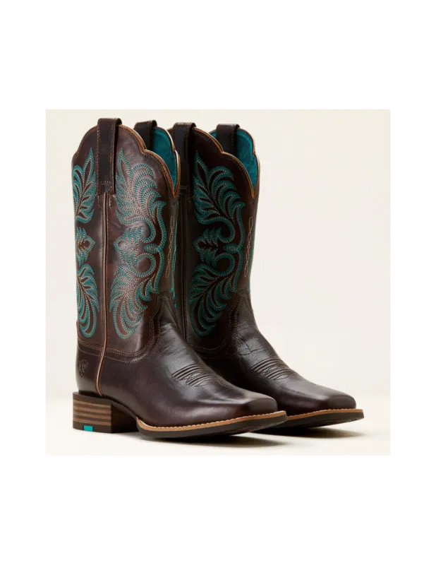 Usine Directe Bottes Femme Gillette – Ariat – Arizona Brown/Marble Brown – 37 – B Medium