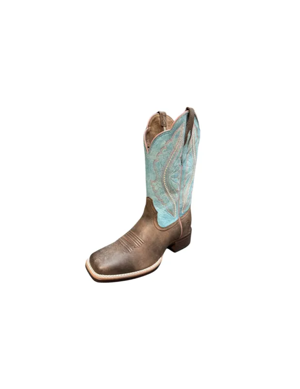 Bottes Femme PrimeTime – Ariat – Tack Room Chocolate/Lapis – 36 – B Medium Prix Rduit