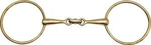 Mors 2 Grands Anneaux Double Brisure Fin en Maillechort, FEELING 125 MM Meilleure Vente