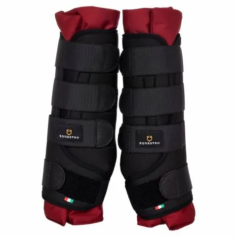 Dernire Chance Gutre Transport / Sous Bandages EQUESTRO – Noir-Bordeaux – S
