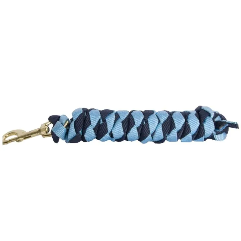 Longe Amricaine Solide en Nylon Tress Large Marine/Turquoise (photo) Quantit Limite