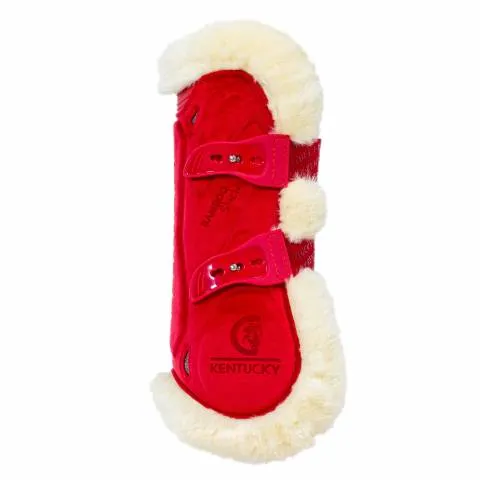 Dernire Chance Gutres lastiques velvet mouton - Kentucky - protection optimale - Bordeaux - S