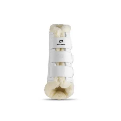 Gutres antrieurs Royal mouton synthtique Gatusos – BLANC – UNIQUE Promotion