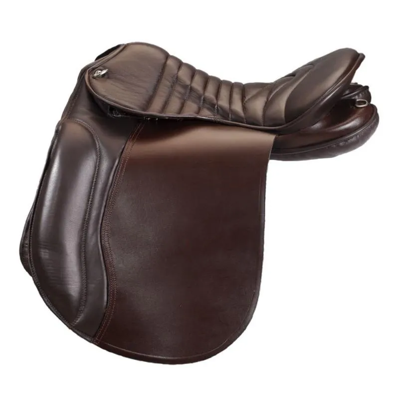NORTON CLUB - Selle de randonne cuir pour chevaux de traits et XL NOIR Certifi