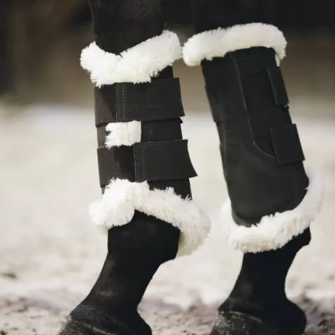 Dernier Modle Gutres de dressage Turnout Boots Air - Kentucky - Cuir nubuck artificiel - Marron - S