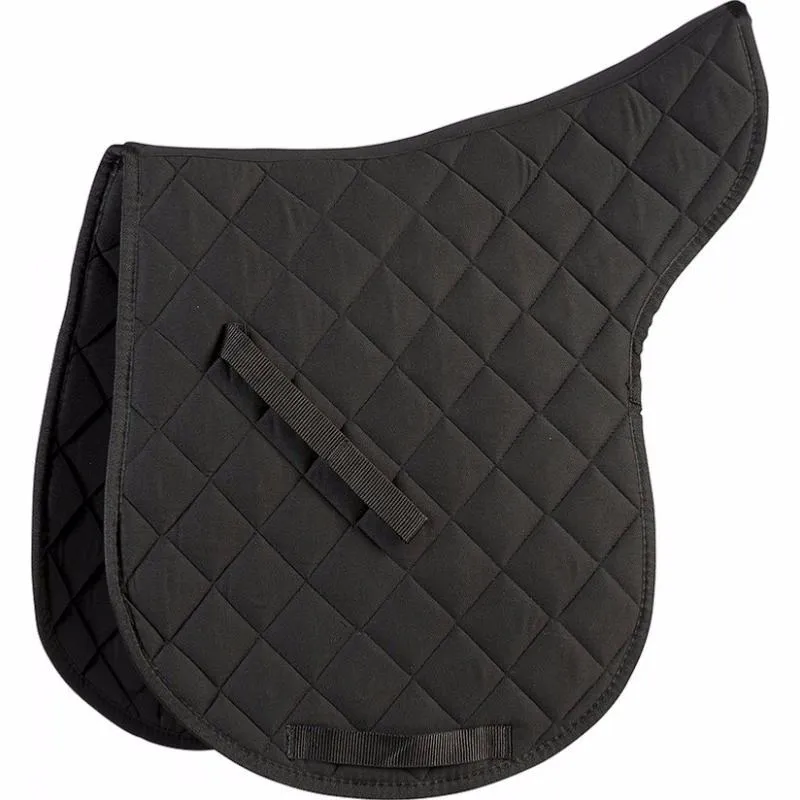 Usine Directe Tapis de Selle Hunter Dcoupe Forme Selle en coton NOIR