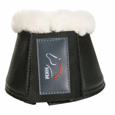 Cloches Comfort imitation cuir HKM - Noir - Small Solde