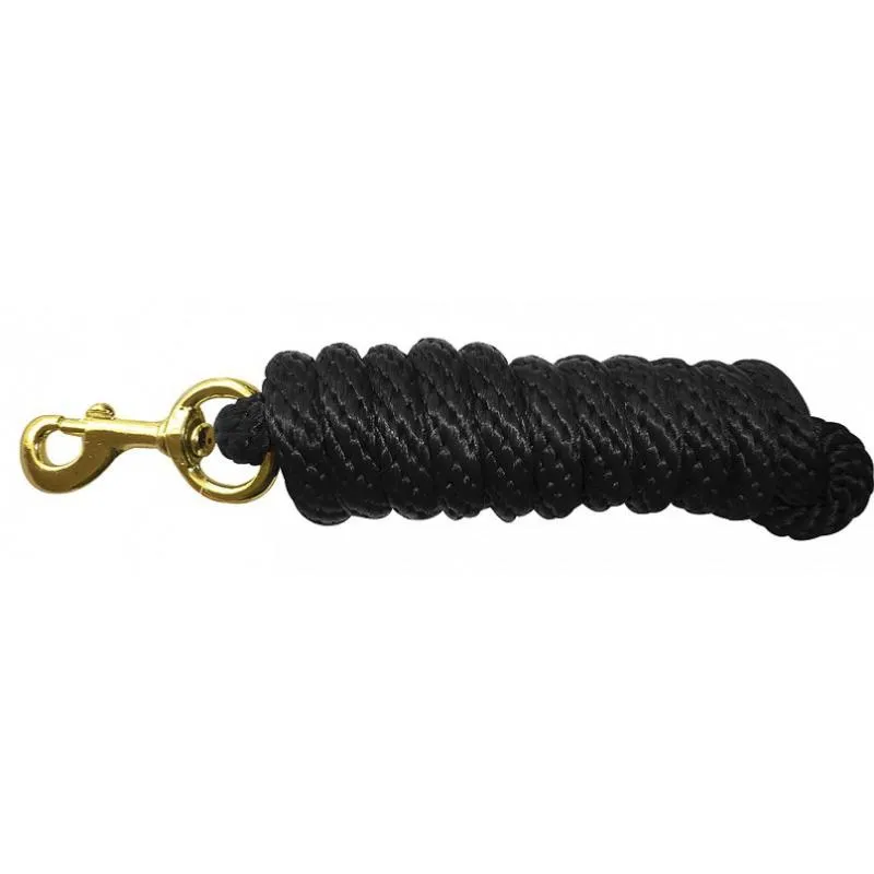 Authentique Longe d&rsquo;Attache Nylon Mousqueton Acier Laitonn, NORTON NOIR