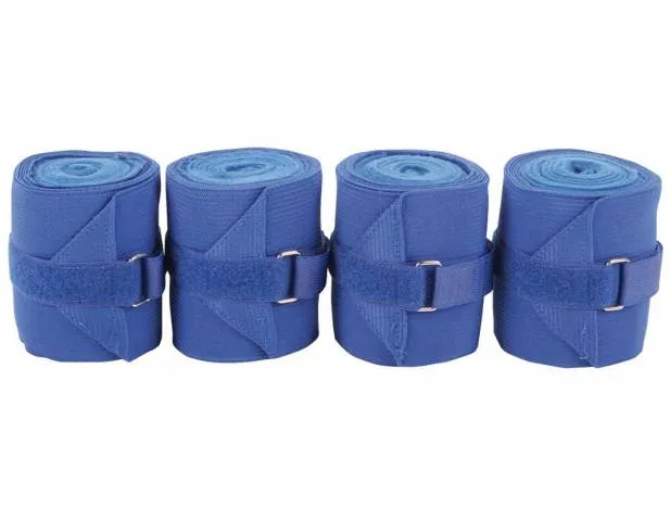 Bandes de travail et polaire lot de 4 bleu royal – Harrys Horse – Bleu Royal Haute Qualit