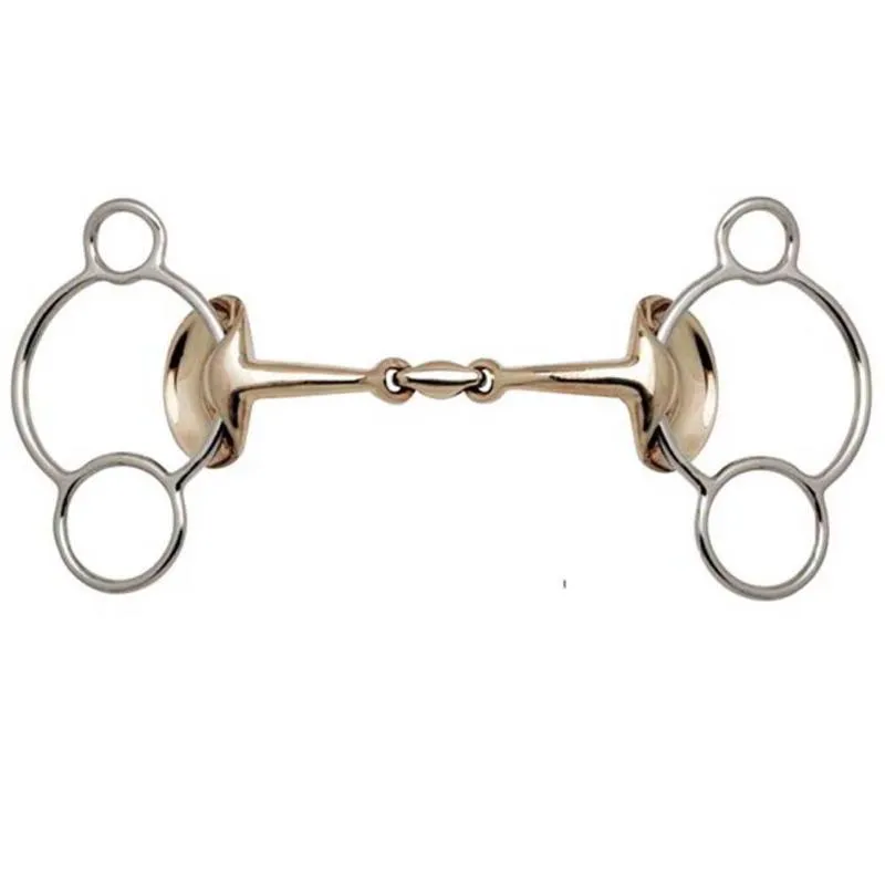 Prix Cass STBBEN - Mors Golden Wings 3 Anneaux Anatomique Steel Tech Doux 115 MM