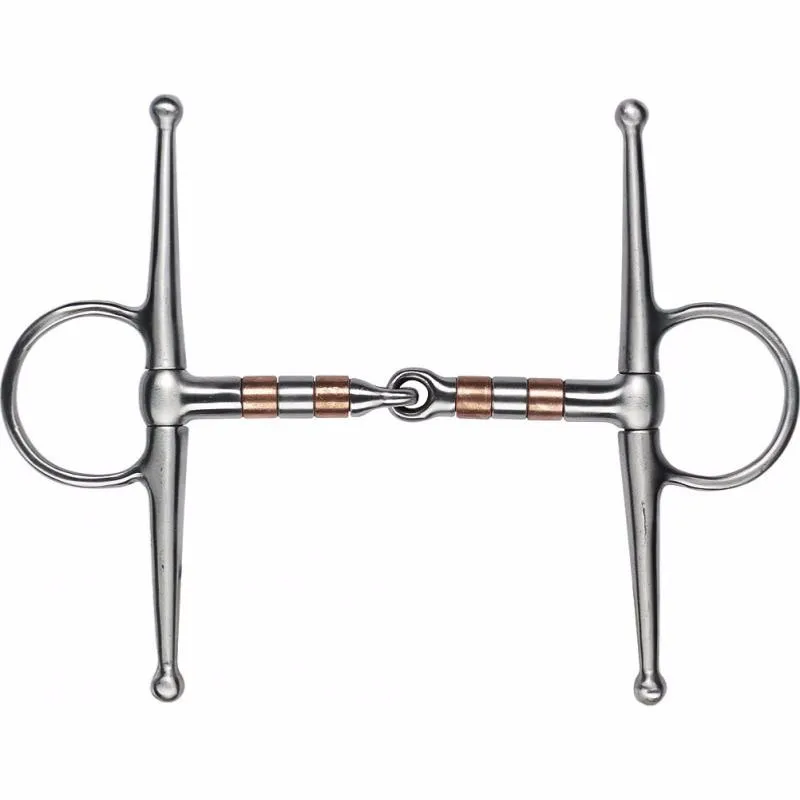 Pas Cher FEELING - Mors rouleaux cuivre aiguilles INOX SATIN 125 MM