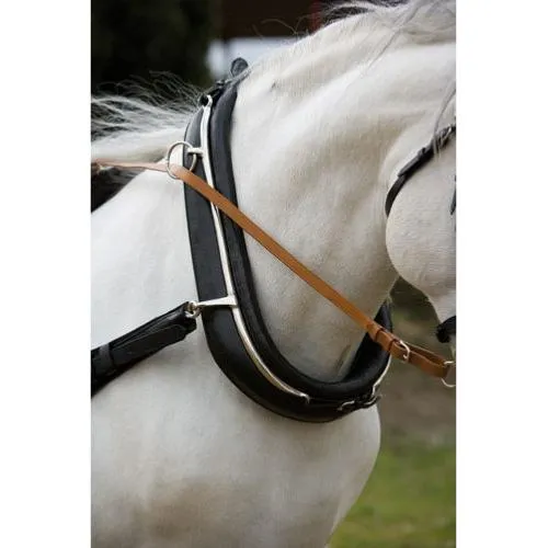 Collier Anglais d&rsquo;Attelage en Cuir Poney  cheval de trait PONEY 44 CM Prix Rduit
