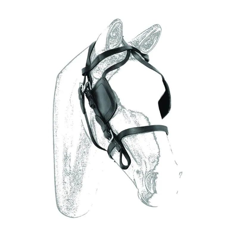 Prix Rduit LEXHIS – Bride d&rsquo;Attelage en Cuir avec Oeillres BERLIN SHETLAND