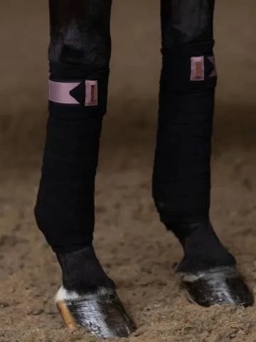 Bandes de polo Anemone – Equestrian Stockholm – Noir – Cheval Rduction