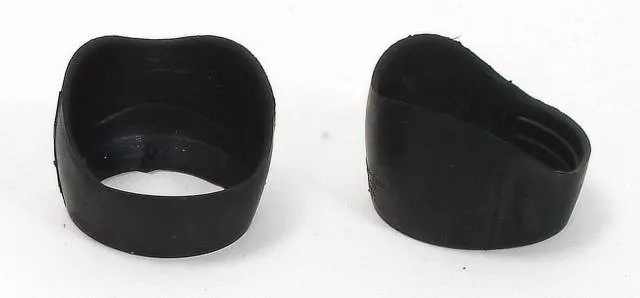 Talonettes en caoutchouc - Racing-tack - protection fers - NOIR - S Vente Directe