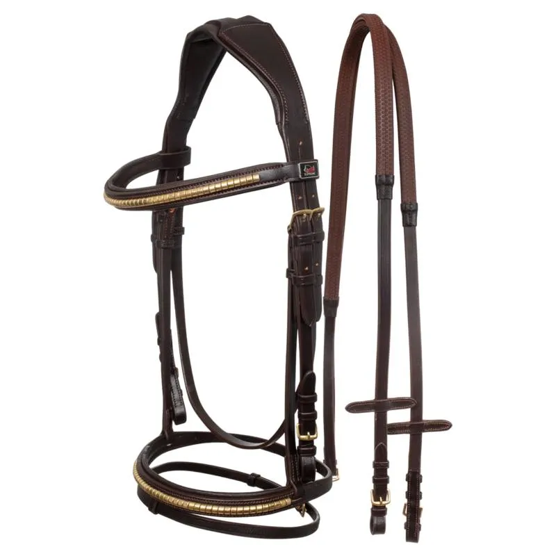 SUPREME - Bridon dcor clincher muserolle combine PONEY Remise
