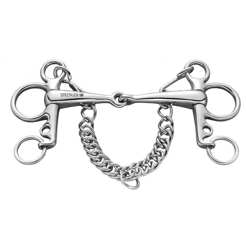 SPRENGER - Mors Pelham simple brisure canons courts 125 MM Marque