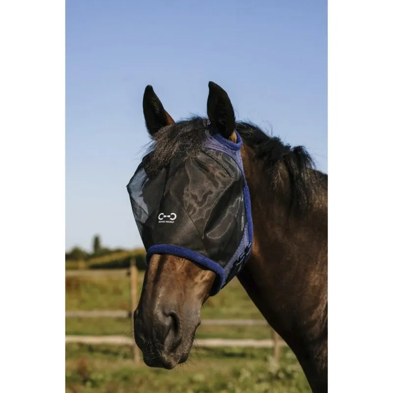 Prix Cass RIDING WORLD - Masque anti-mouches anti UV First PONEY