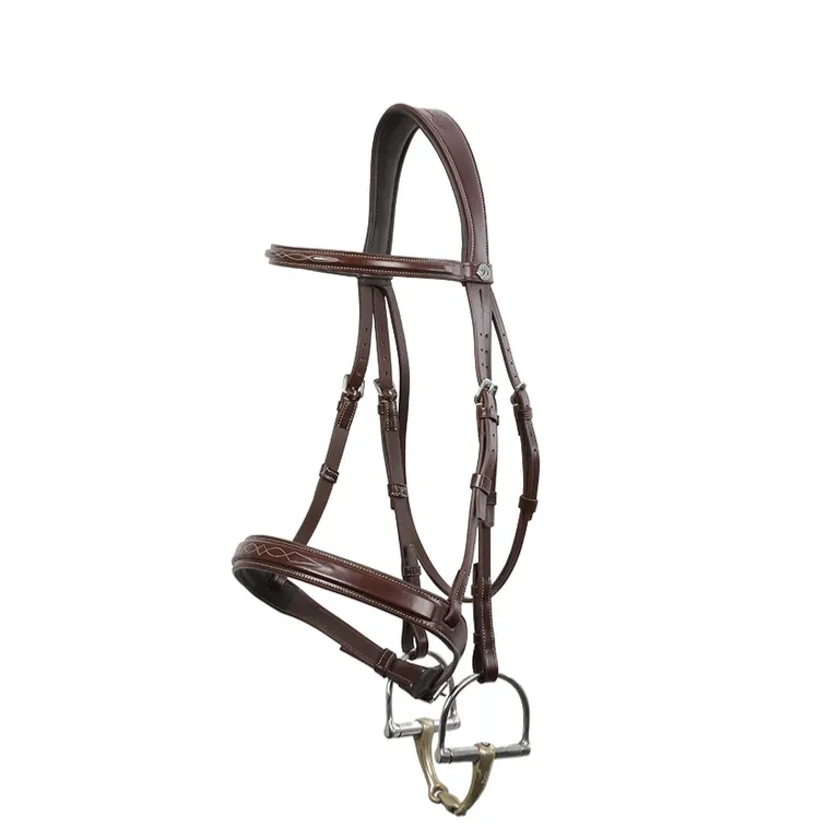 SIGNATURE SPORT by ANTARES - Bridon anatomique Muserolle franaise HUNTER COB Usine Directe