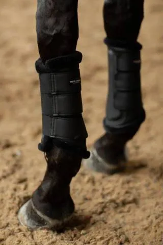 Meilleure Vente Gutres de dressage Noir Black Edition – Equestrian Stockholm – Noir – S