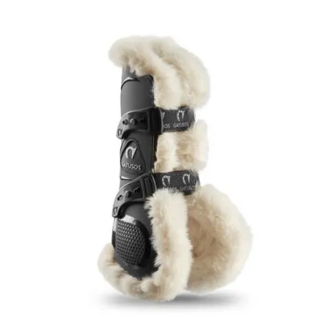 Gutres antrieurs Gatusos Pegasus mouton synthtique – NOIR – UNIQUE Satisfait Ou Rembours