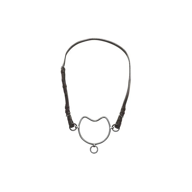 FEELING – Montants de Mors CHIFNEY, Anti Cabreur en Cuir NOIR Rduction