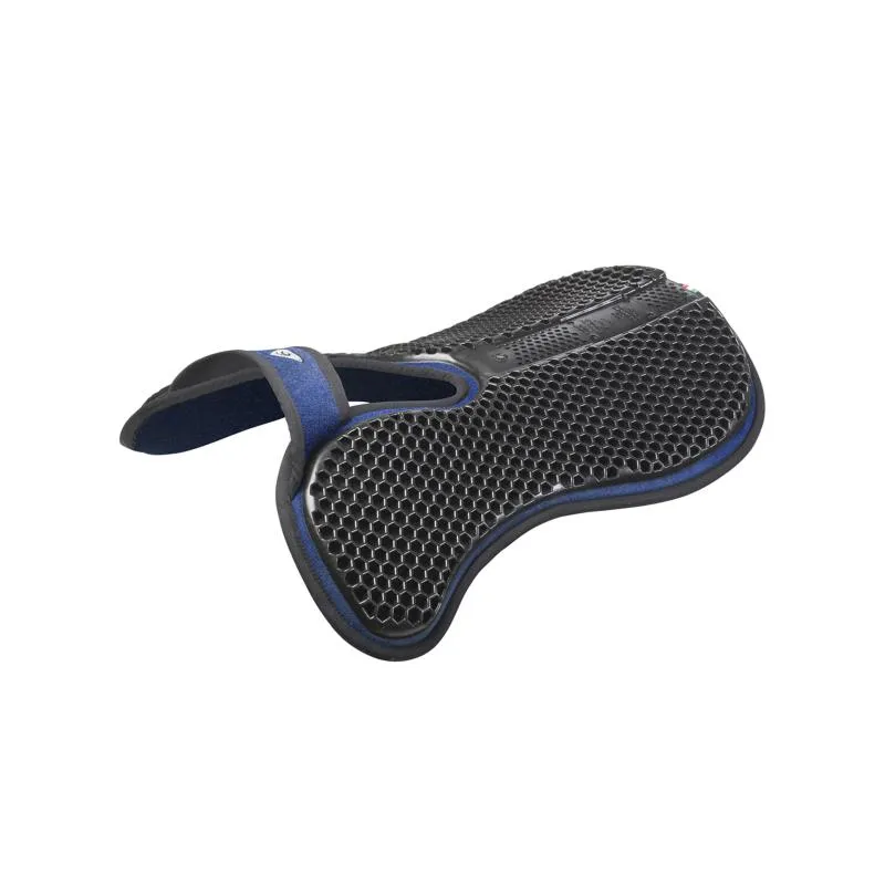 Acheter En Ligne ACAVALLO – Amortisseur de Dos  Dcoupe Garrot Feutre et Gel BLEU