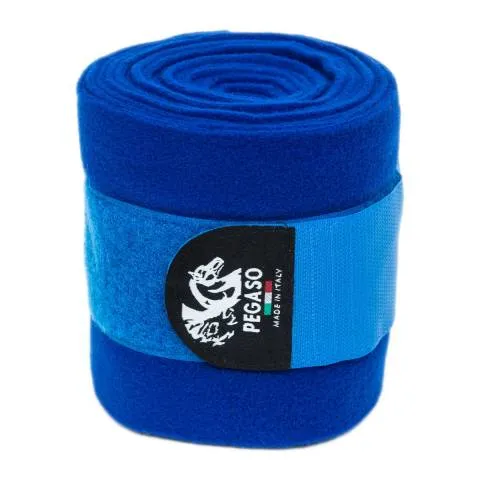 Retour Gratuit Bandages de polo (paire) – Feutrine paisse – BLEU ROYAL