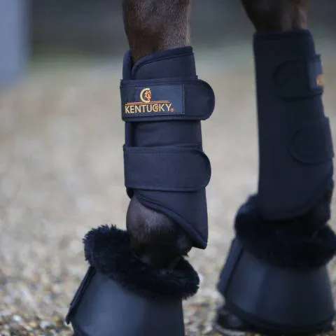 Pas Cher Guetres dressage Turnout Boots 3D Spacer – Kentucky – Noir – L
