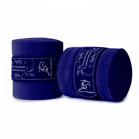 Bandes de Polo Collection – Anna Scarpati – Bleu marine Offre Du Jour