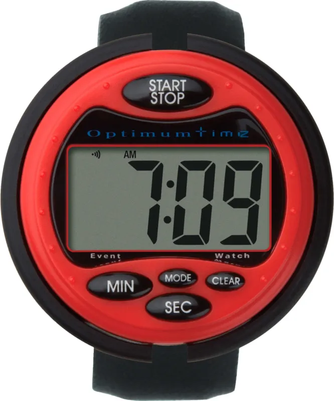 Chronomtre Optimum Time – Rouge Meilleur Choix