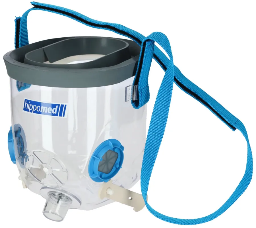 Masque dinhalation AirOne Flex avec accessoires Hippomed – Cheval de trait Dernire Chance