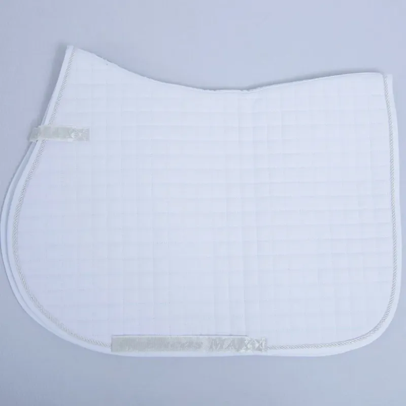 Tapis de selle Bucas Max CSO – Blanc / blanc Populaire