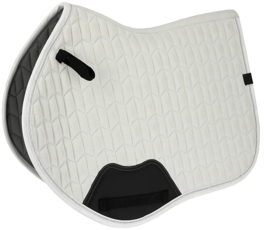 Dernire Chance Tapis de selle Equithme Eclat - Cheval - Blanc