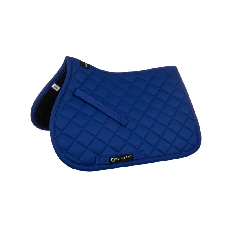Satisfait Ou Rembours Tapis de selle poney basique Equestro - Bleu royal