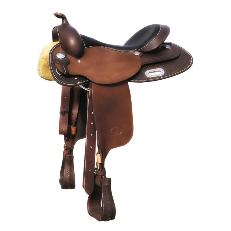 Achetez Aujourdhui Selle Pool&rsquo;s Team Penning Rough-Out 1020 – 15&Prime; – Cognac