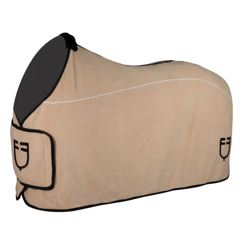 Must-Have Couverture en polaire avec fermeture frontale rabat GP Equestro - 135 cm - Beige