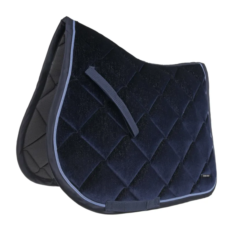 Tapis de selle Lami-Cell Glimmer - Cheval - Marine Nouvel Arrivage