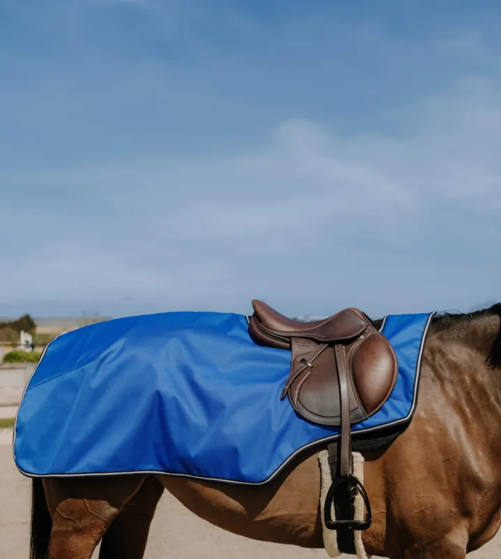 Couvre-reins Equithme Tyrex 1200D doubl polaire - 125 cm Seulement Aujourdhui