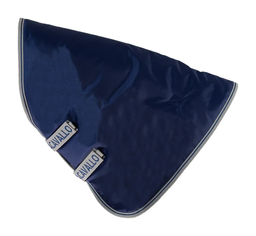 Seulement Aujourdhui Couvre-cou turnout en polyester 840D ripstop avec rembourrage 250g Acavallo - S - Marine