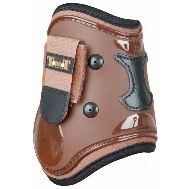 Protges boulet coque et cuir T de T - L - Marron / noir Acheter En Ligne