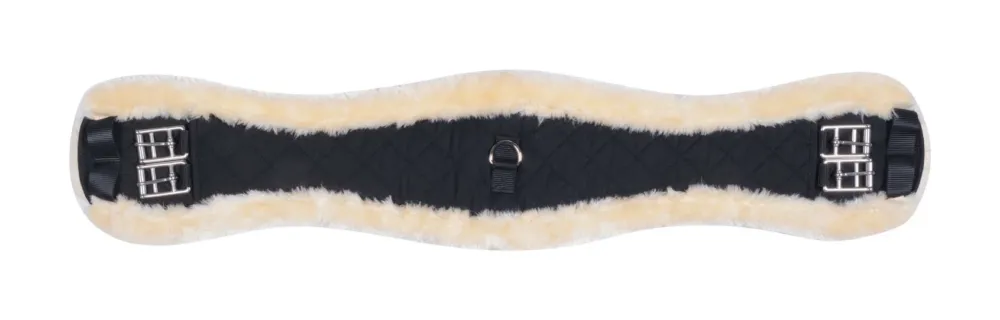 Meilleur Prix Sangle de dressage synthtique en peau d'agneau HKM - 70 cm - Noir